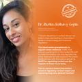 Doctor Maritza Bollen y Goyita endorsement card for ALORI Cortisol, Who? supplement